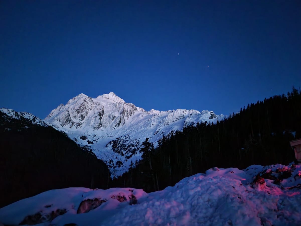 Exposure on Mt. Shuksan